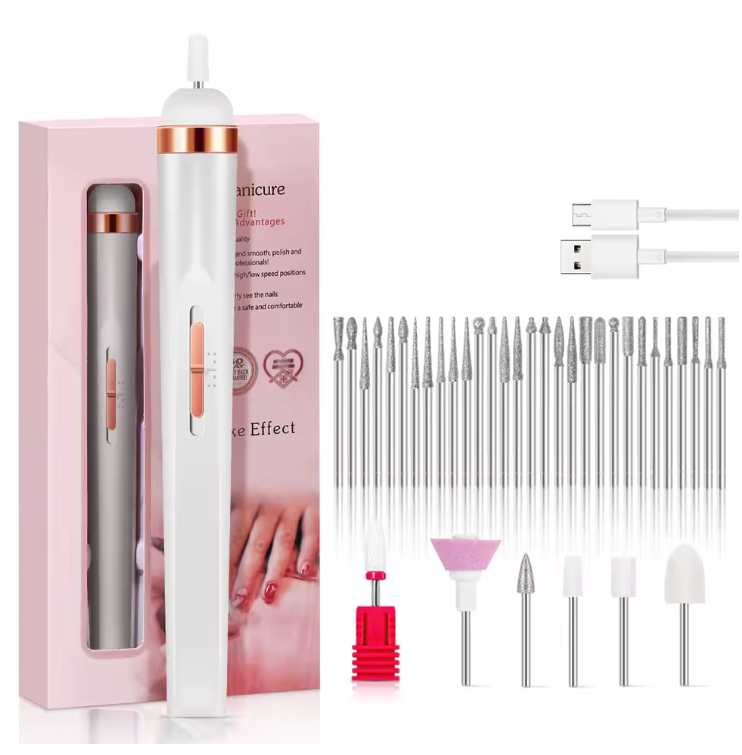 Ponceuse Électrique de Manucure - Blanc