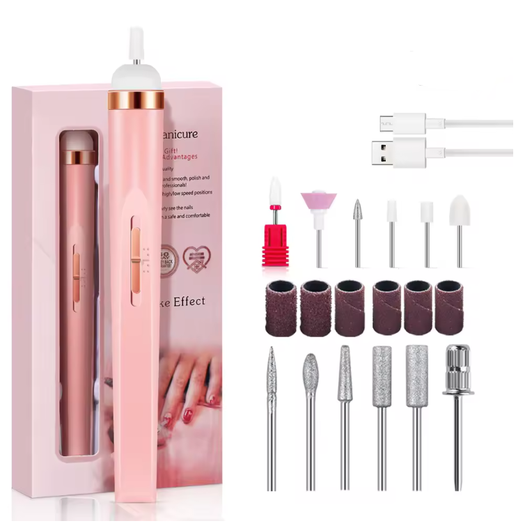 Ponceuse Électrique de Manucure - Rose