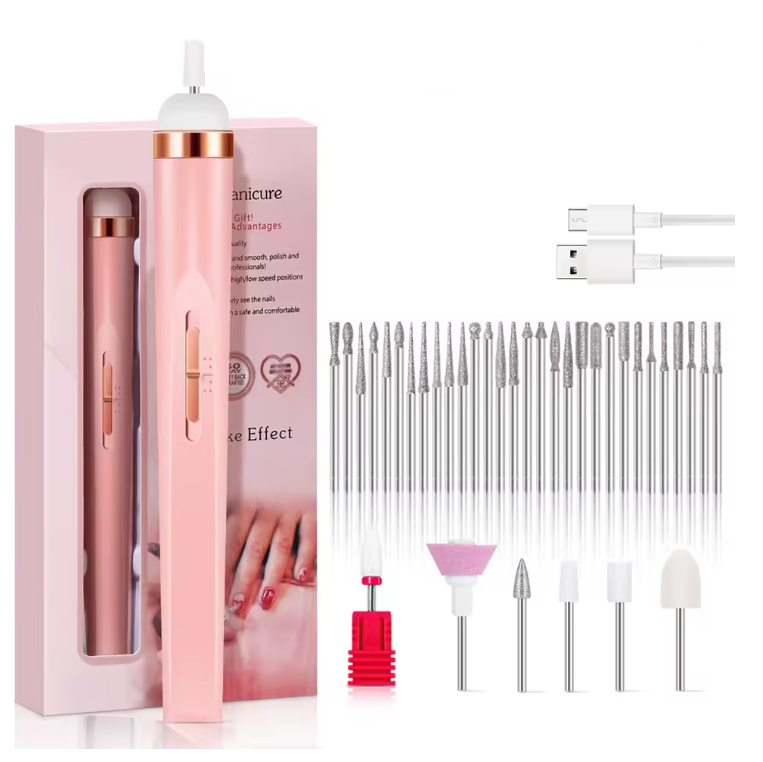 Ponceuse Électrique de Manucure - Rose
